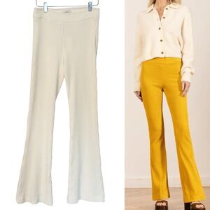 Elegant Cream Flare Pants